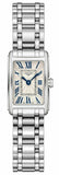 Buy Shop Longines Dolcevita White Dial Silver Steel Strap Watch for Women - L5.258.4.71.6 USA Online