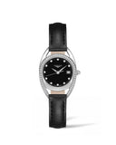 Buy Shop Longines Equestrian Arche Quartz Diamond Black Dial Watch for Women - L6.136.0.57.0 USA Online