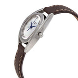 Buy Shop Longines Equestrian Mother of Pearl Dial Brown Leather Strap Watch for Women - L6.136.0.87.2 USA Online
