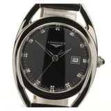 Buy Shop Longines Equestrian Quartz Diamond Black Dial Watch for Women - L6.136.4.57.0 USA Online