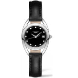 Buy Shop Longines Equestrian Quartz Diamond Black Dial Watch for Women - L6.136.4.57.0 USA Online