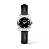 Buy Shop Longines Equestrian Quartz Diamond Black Dial Watch for Women - L6.136.4.57.0 USA Online