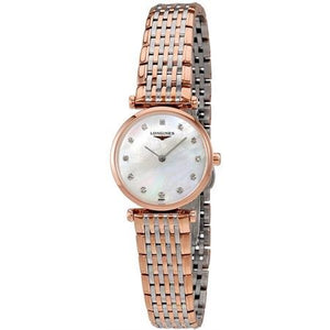 Buy Shop Longines La Grande Classique De Longines Diamonds Mother of Pearl Dial Two Tone Mesh Bracelet Watch for Women - L4.209.1.97.7 USA Online
