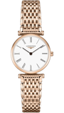 Longines La Grande Classique White Dial Rose Gold Mesh Bracelet Watch for Women - L4.209.1.91.8