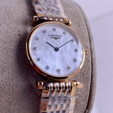 Buy Shop Longines La Grande Classique De Longines Diamonds Mother of Pearl Dial Two Tone Mesh Bracelet Watch for Women - L4.209.1.97.7 USA Online