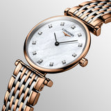Buy Shop Longines La Grande Classique De Longines Diamonds Mother of Pearl Dial Two Tone Mesh Bracelet Watch for Women - L4.209.1.97.7 USA Online