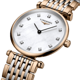 Buy Shop Longines La Grande Classique De Longines Diamonds Mother of Pearl Dial Two Tone Mesh Bracelet Watch for Women - L4.209.1.97.7 USA Online