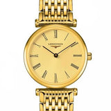 Buy Shop Longines La Grande Classique de Longines Gold Dial Gold Mesh Bracelet Watch for Women - L4.209.2.31.8 USA Online
