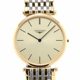 Buy Shop Longines La Grande Classique De Longines Gold Dial Two Tone Mesh Bracelet Watch for Women - L4.755.2.32.7 USA Online