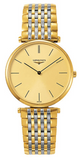 Buy Shop Longines La Grande Classique De Longines Gold Dial Two Tone Mesh Bracelet Watch for Women - L4.755.2.32.7 USA Online