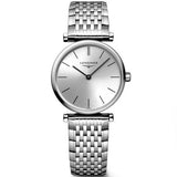 Buy Shop Longines La Grande Classique De Longines Silver Dial Silver Mesh Bracelet Watch for Women - L4.209.4.72.6 USA Online