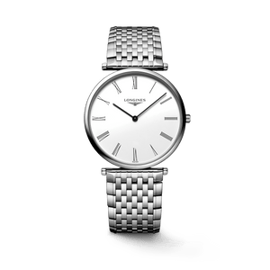 Buy Shop Longines La Grande Classique De Longines Silver Dial Silver Steel Strap Watch for Women - L4.755.4.72.6 USA Online