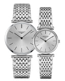 Buy Shop Longines La Grande Classique De Longines Silver Dial Silver Mesh Bracelet Watch for Women - L4.209.4.72.6 USA Online