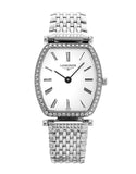 Buy Shop Longines La Grande Classique de Longines Tonneau 22 Diamond Watch for Women - L4.288.0.11.6 USA Online