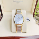 Buy Shop Longines La Grande Classique de Longines Tonneau 22 Gold Watch for Women - L4.205.2.11.7 USA Online