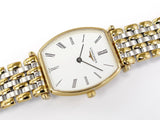 Buy Shop Longines La Grande Classique de Longines Tonneau 22 Gold Watch for Women - L4.205.2.11.7 USA Online