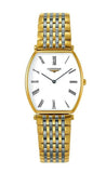 Buy Shop Longines La Grande Classique de Longines Tonneau 22 Gold Watch for Women - L4.205.2.11.7 USA Online