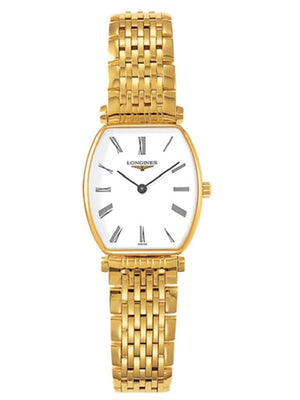 Buy Shop Longines La Grande Classique de Longines Tonneau 22 Yellow Gold Watch for Women - L4.205.2.11.8 USA Online