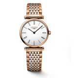Longines La Grande Classique De Longines White Dial Two Tone Steel Strap Watch for Women - L4.209.1.92.7