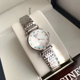 Buy Shop Longines La Grande Classique Diamonds White Dial Silver Steel Strap Watch for Women - L4.209.4.87.6 USA Online