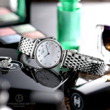 Buy Shop Longines La Grande Classique Diamonds White Dial Silver Steel Strap Watch for Women - L4.209.4.87.6 USA Online