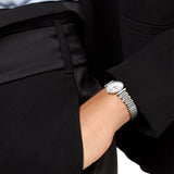 Buy Shop Longines La Grande Classique Diamonds White Dial Silver Steel Strap Watch for Women - L4.209.4.87.6 USA Online
