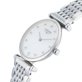 Buy Shop Longines La Grande Classique Diamonds White Dial Silver Steel Strap Watch for Women - L4.209.4.87.6 USA Online