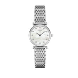 Buy Shop Longines La Grande Classique Diamonds White Dial Silver Steel Strap Watch for Women - L4.209.4.87.6 USA Online