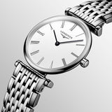 Buy Shop Longines La Grande Classique White Dial Silver Steel Strap Watch for Women - L4.209.4.71.6 USA Online