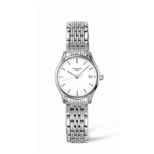 Buy Shop Longines Lyre Classico 25mm White Dial Silver Stainless Steel Watch for Women - L4.259.4.12.6 USA Online