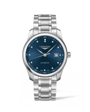 Buy Shop Longines Master Collection Automatic 40mm Blue Dial Silver Steel Strap Watch for Men - L2.793.4.97.6 USA Online