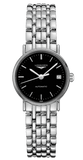 Buy Shop Longines Presence 25.5mm Automatic Black Dial Silver Steel Strap Watch for Women - L4.321.4.52.6 USA Online