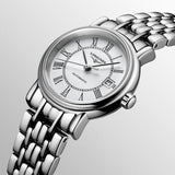 Buy Shop Longines Presence 25.5mm Automatic Stainless Steel Watch for Women - L4.321.4.11.6 USA Online
