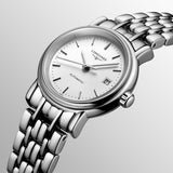 Buy Shop Longines Presence 25.5mm Automatic Stainless Steel Watch for Women - L4.321.4.12.6 USA Online