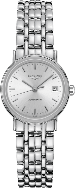Buy Shop Longines Presence 25.5mm Automatic Stainless Steel Watch for Women - L4.321.4.72.6 USA Online