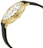 Buy Shop Longines Presence 25.5mm Automatic White Dial Black Leather Strap Watch for Women - L4.921.2.11.2 USA Online