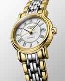 Buy Shop Longines Presence 25.5mm Automatic White Dial Two Tone Steel Strap Watch for Women - L4.321.2.11.7 USA Online