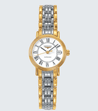 Buy Shop Longines Presence 25.5mm Automatic White Dial Two Tone Steel Strap Watch for Women - L4.321.2.11.7 USA Online