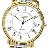 Buy Shop Longines Presence 25.5mm Automatic White Dial Two Tone Steel Strap Watch for Women - L4.321.2.11.7 USA Online
