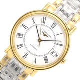 Buy Shop Longines Presence 25.5mm Automatic White Dial Two Tone Steel Strap Watch for Women - L4.321.2.11.7 USA Online