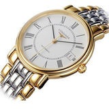 Buy Shop Longines Presence 25.5mm Automatic White Dial Two Tone Steel Strap Watch for Women - L4.321.2.11.7 USA Online