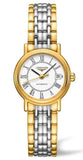 Buy Shop Longines Presence 25.5mm Automatic White Dial Two Tone Steel Strap Watch for Women - L4.321.2.11.7 USA Online