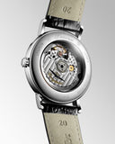 Buy Shop Longines Presence 38.5mm Automatic Black Dial Black Leather Strap Watch for Men - L4.921.4.52.2 USA Online