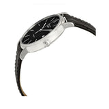 Buy Shop Longines Presence 38.5mm Automatic Black Dial Black Leather Strap Watch for Men - L4.921.4.52.2 USA Online
