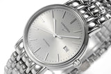 Buy Shop Longines Presence 38.5mm Automatic Silver Dial Silver Mesh Bracelet Watch for Men - L4.921.4.72.6 USA Online