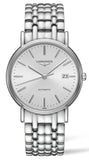 Buy Shop Longines Presence 38.5mm Automatic Silver Dial Silver Mesh Bracelet Watch for Men - L4.921.4.72.6 USA Online