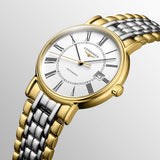 Buy Shop Longines Presence 38.5mm Automatic Stainless Steel Watch for Men - L4.921.2.11.7 USA Online