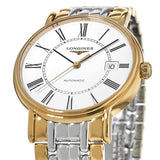 Buy Shop Longines Presence 38.5mm Automatic Stainless Steel Watch for Men - L4.921.2.11.7 USA Online