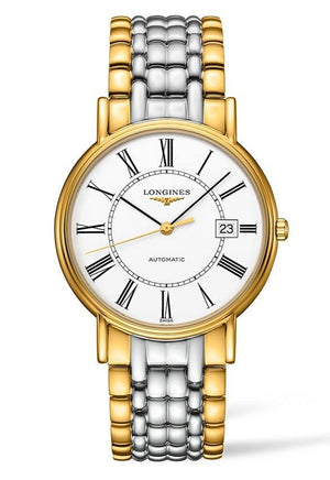 Buy Shop Longines Presence 38.5mm Automatic Stainless Steel Watch for Men - L4.921.2.11.7 USA Online