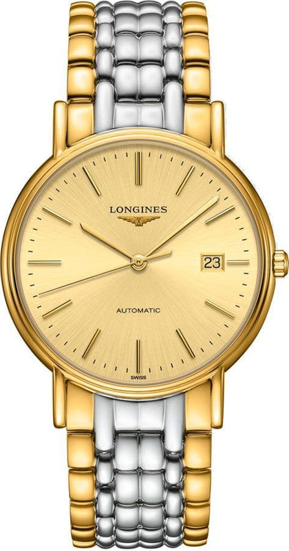 Buy Shop Longines Presence 38.5mm Automatic Stainless Steel Watch for Men - L4.921.2.32.7 USA Online